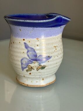 Stoneware Pottery Vessel With Spout